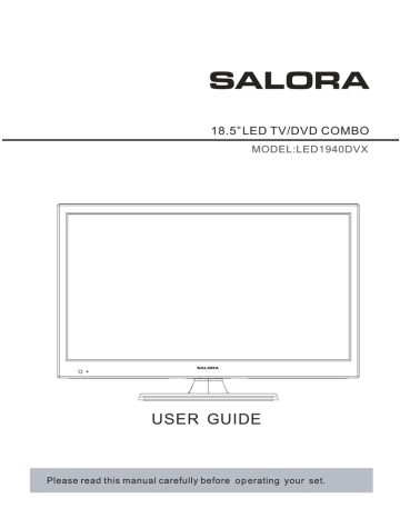 Salora LED1940DVX User manual | Manualzz