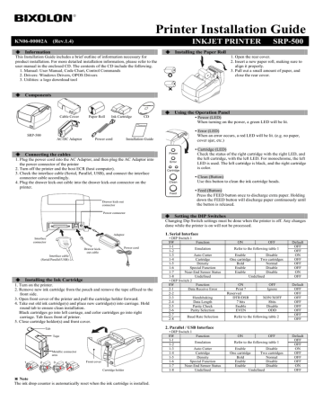 Printer Installation Guide | Manualzz
