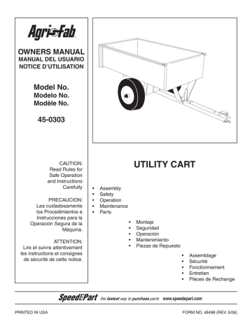 Agri-Fab 45-0303 manual | Manualzz