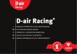 Dainese D-Air Racing User Manual