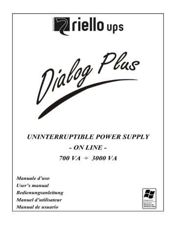 Riello Dialog Plus 100 User's Manual | Manualzz
