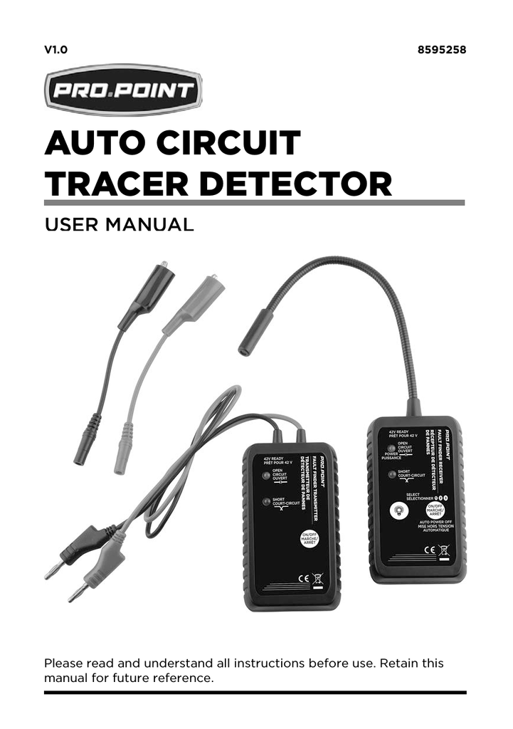 AUTO CIRCUIT TRACER DETECTOR Manualzz