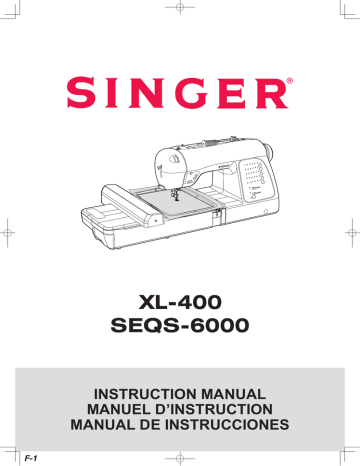 SINGER XL-400 Instruction manual | Manualzz