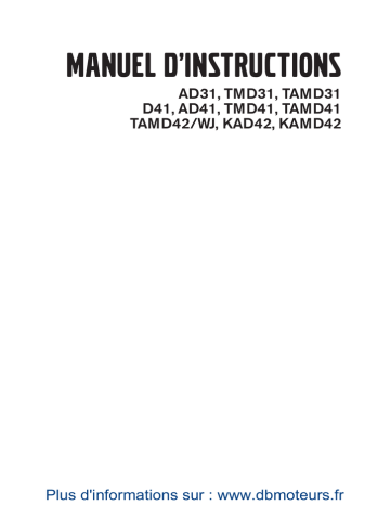 MANUEL D`INSTRUCTIONS | Manualzz