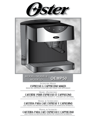 manual cafetera oster oemp50