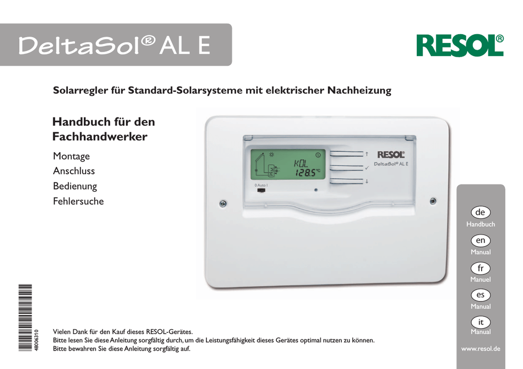 Resol Überspannungsschutz SP10