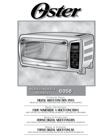 6058 - Horno Multifunción | Manualzz