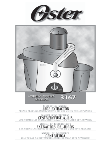 Oster 3167 Instruction manual | Manualzz
