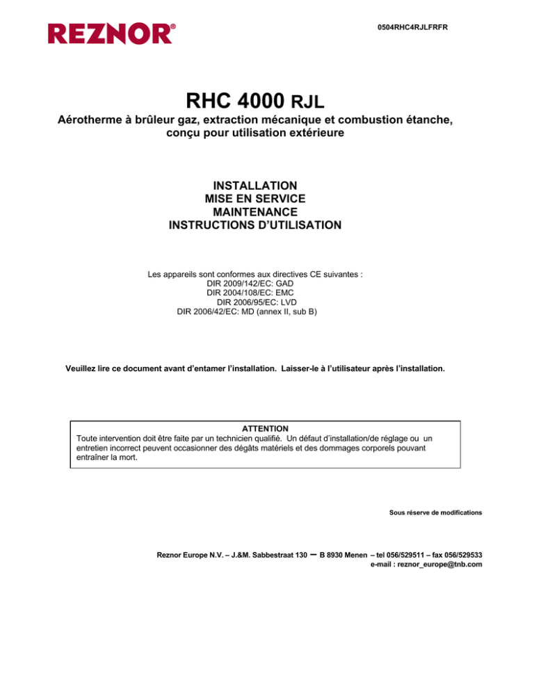 Rhc 4000 Rjl Manualzz