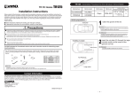 INNO TR 125 roof rack Installation instructions