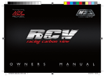 NZI RCV racing carbon view Helmet Owner's Manual