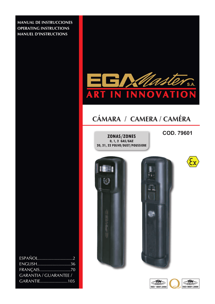 CÁMARA / CAMERA / CAMÉRA Manualzz