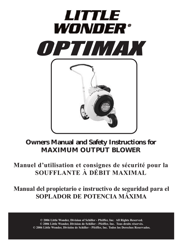 OPTIMAX | Manualzz