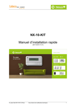 Manuel d'installation rapide NX-10 KIT