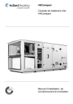 Centrale de traitement d&rsquo;air HHCompact - Manuel d&rsquo;installation, de fonctionnement et d&rsquo;entretien