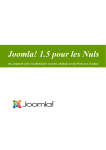 Manuel d'utilisation Joomla! 1.5 pour les Nuls
