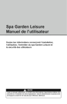 Spa Garden Leisure Manuel de l'utilisateur