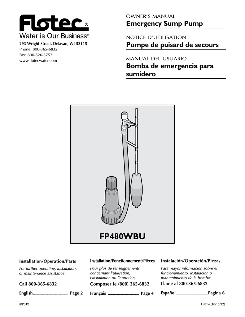 Fp480wbu Manualzzcom