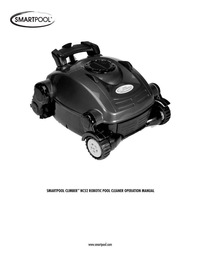 Smartpool CLIMBER NC52 Operation manual 