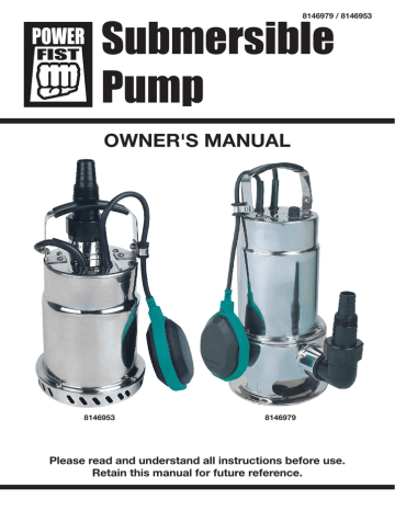 Submersible Pump | Manualzz