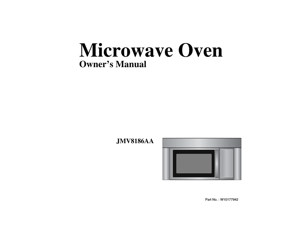 Whirlpool JMV8186AA Owner's Manual Manualzz