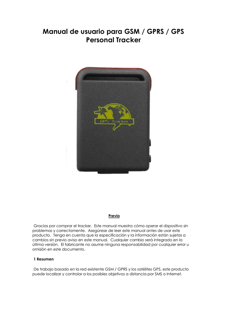 GPS Tracker TK102 PDF Subscriber Identity Module General, 45 OFF