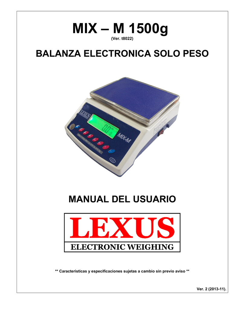 Manual MIX M | manualzz.com