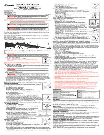 OWNER`S MANUAL | Manualzz