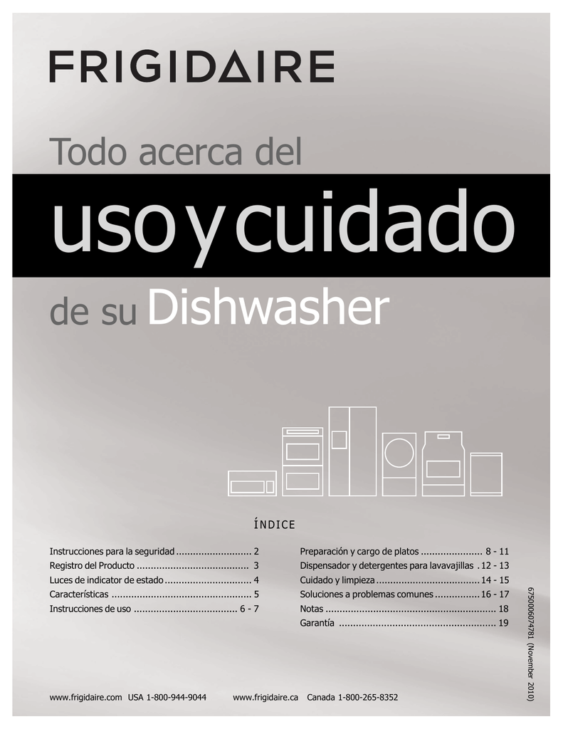 Frigidaire Dishwasher Manualzz