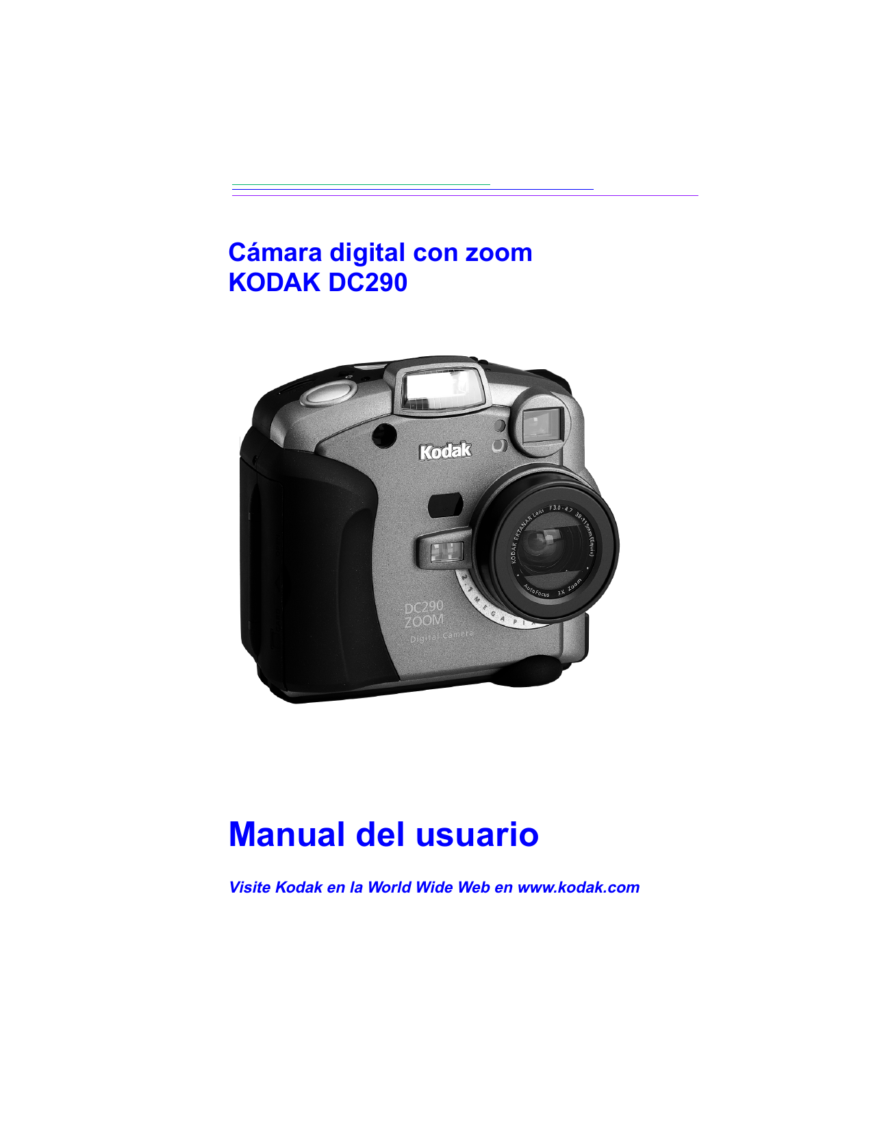 Kodak DC290 Guía del usuario Manualzz