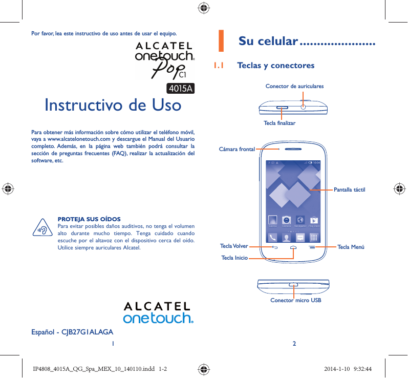 Alcatel OneTouch POP C1 Manual de usuario | Manualzz