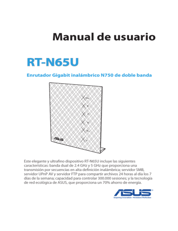 Asus RT-N65U 4G LTE / 3G Router User's manual | Manualzz