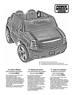 power wheels cadillac escalade manual