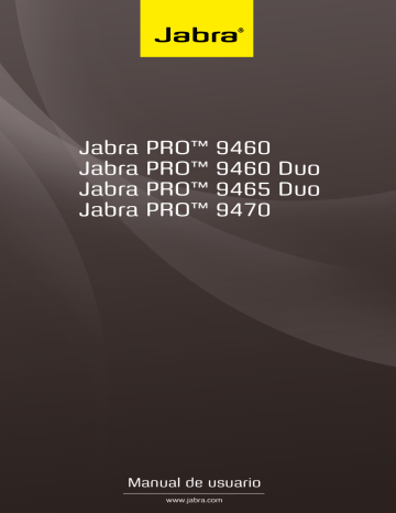 Jabra PRO™ 9460 Jabra PRO™ 9460 Duo Jabra PRO™ 9465 Duo | Manualzz