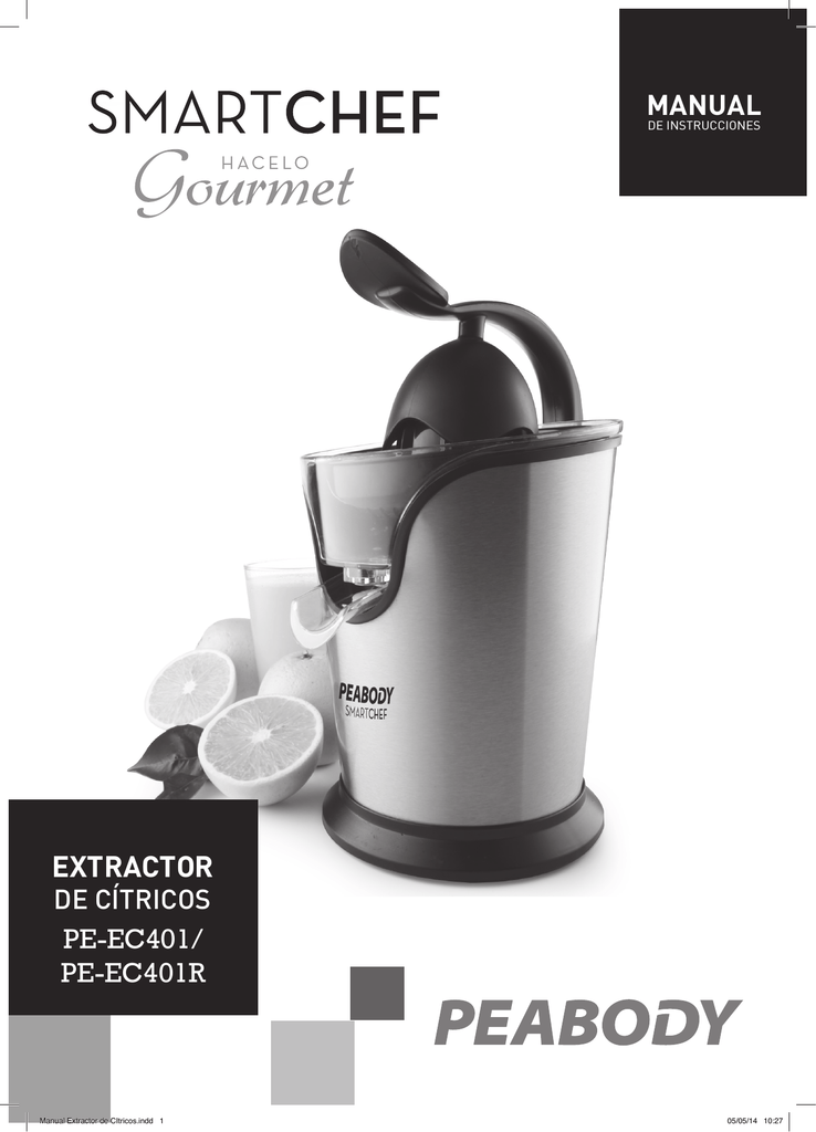 Extractor de jugo - PE-EC401R/IX | Manualzz