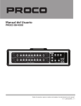 PROCO SB-4000 Manual del Usuario