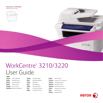 Xerox 3210/3220 WorkCentre Guía Del Usuario | Manualzz