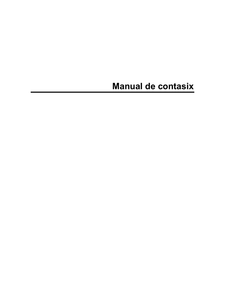 Como Imprimir  Los Libros De Diario Y Mayor En El Contpaq . Manual De Contasix Manualzz