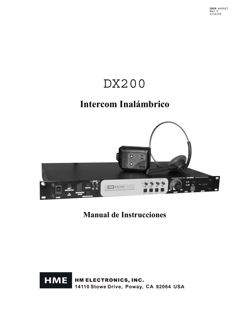 DX200: Manual del Usuario | Manualzz