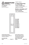 CountyLine Submersible Pumps CLA 200, CLA 201, CLA 202 Owner's Manual