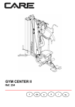 CARE Gym Center II User Manual