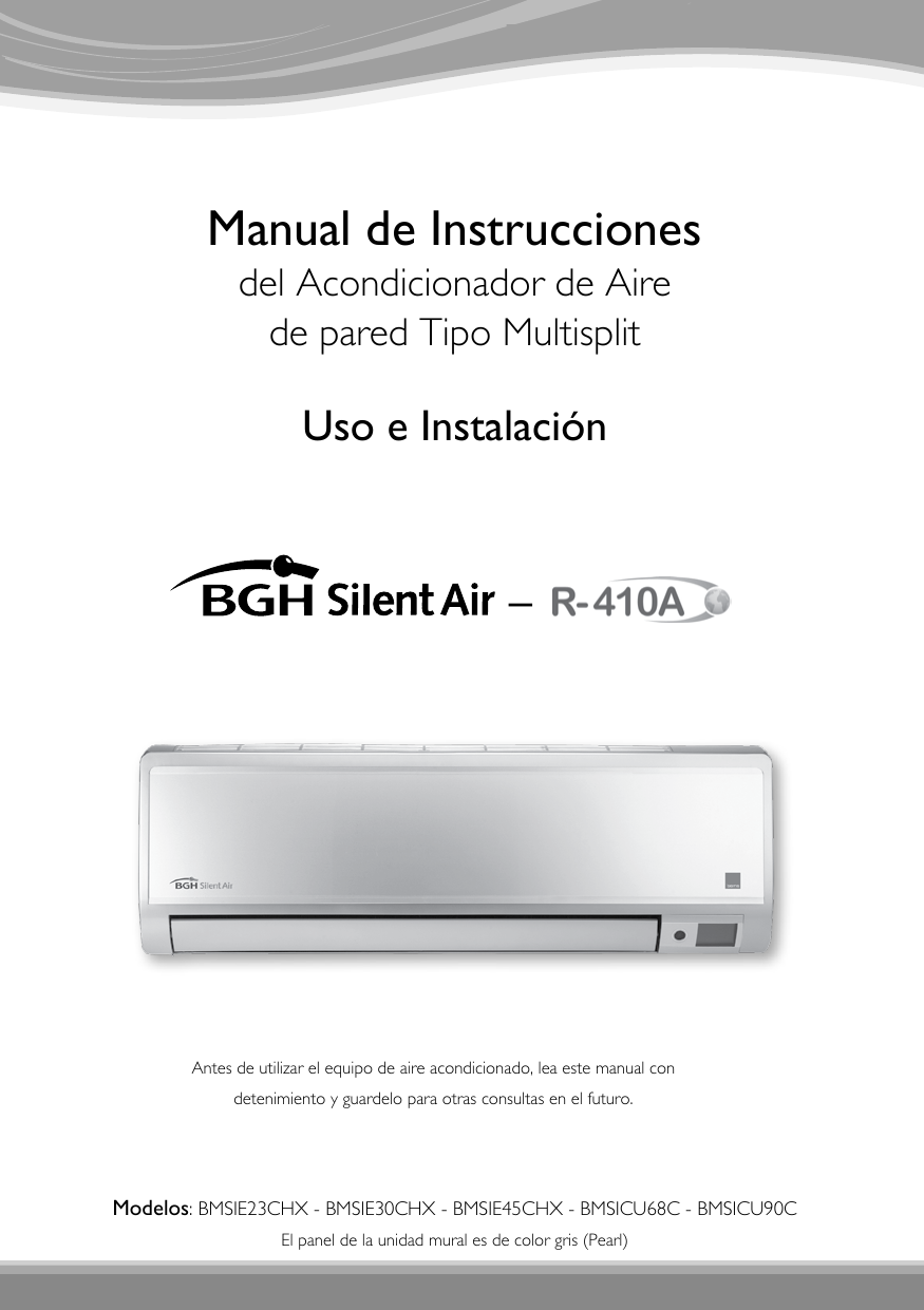 Aire Acondicionado Multisplit Bgh Control Manualzz