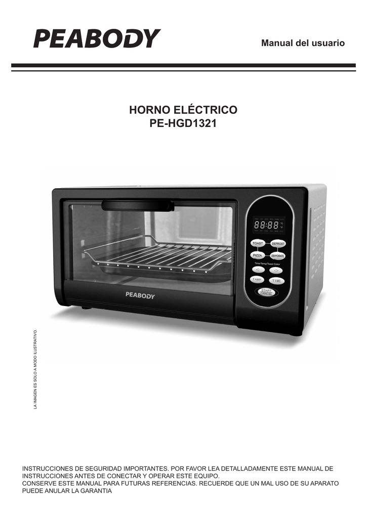 Peabody PE-HGD1321 Manual de usuario | Manualzz