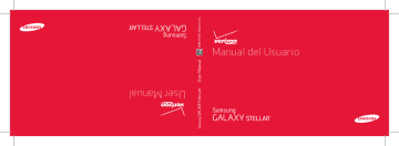 Samsung SCH-I200 Verizon Wireless Galaxy Stellar Manual de usuario | Manualzz