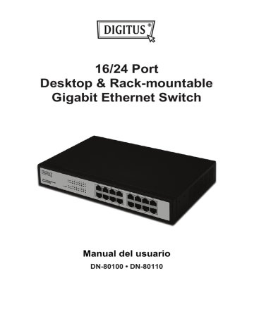Digitus DN-80100 Gigabit Ethernet 16 Port Switch Manual de usuario | Manualzz