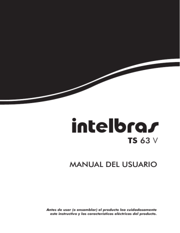 Intelbras TS 63 V Manual de usuario | Manualzz