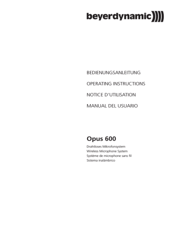 Beyerdynamic EM 981 S manual | Manualzz