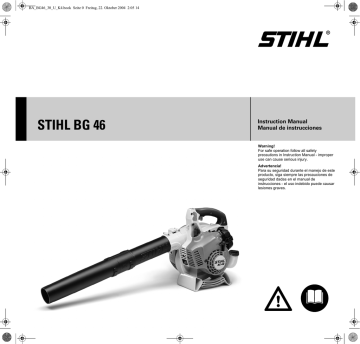 Fueling. STIHL BG46, BG 46 | Manualzz