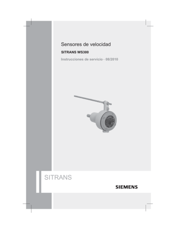 Siemens SITRANS WS300 Manual de usuario | Manualzz