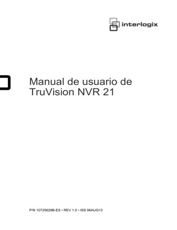 Manual de usuario de TruVision NVR 21 | Manualzz